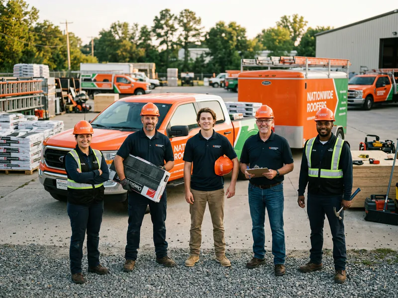 Natiowide Roofers - roof installation in Garner near me